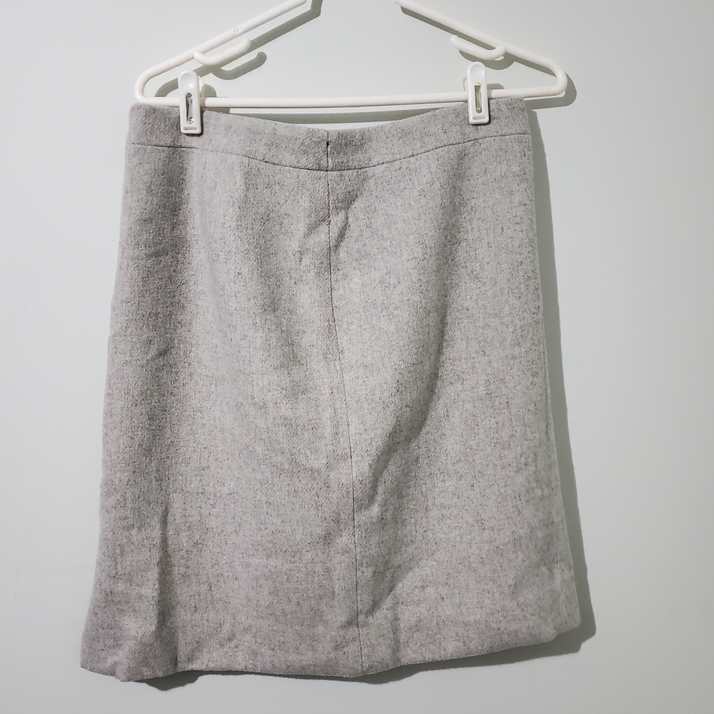 J.Crew Mercantile Heathered Wool Blend Mini Skirt 6